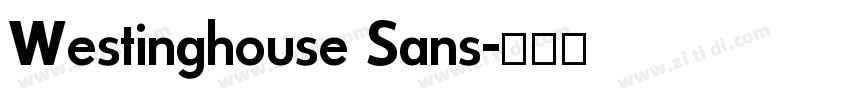 Westinghouse Sans字体转换